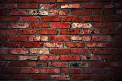 Premium Photo Old Grunge Brick Wall Background