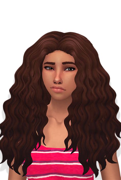 Collection Of The Sims 4 Natural Curly Hair The Sims 4