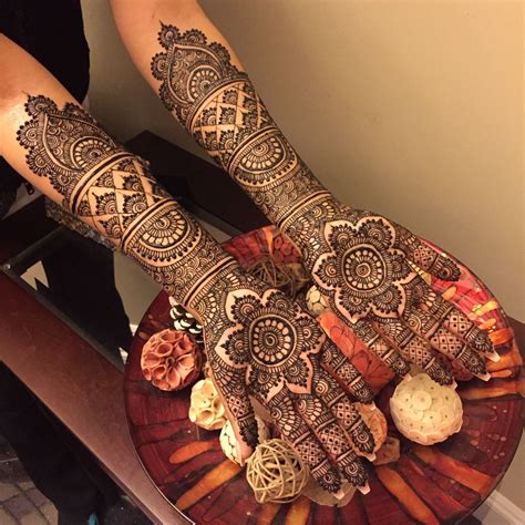 Bridal Mehndi Designs For Full Hands Front And Back