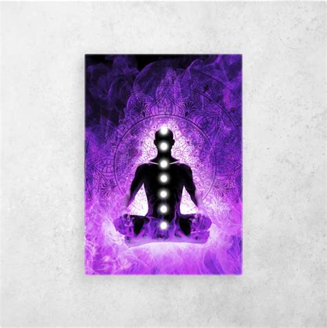The Sacred Violet Flame Poster By Mcashe Art Displate Poster