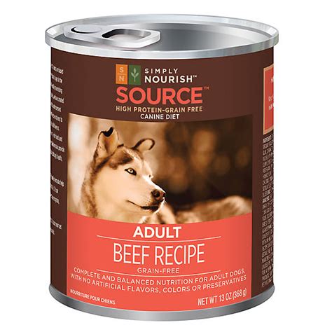 This high fiber dog food is specially formulated with a blend of soluble and insoluble fibers to aid with intestinal movement and support your dog's gi issues. Simply Nourish™ SOURCE Adult Dog Food - Grain Free, High ...