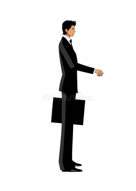 Side View Of Man Stock Vector Illustration Of Closeup 36323427