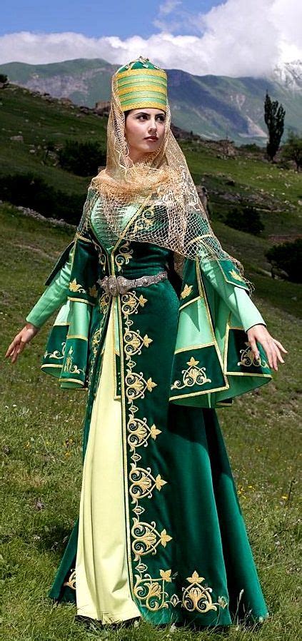 Circassian Folk Costume Costumes Folk Dresses Motif Floral