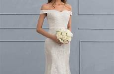 wedding shoulder off dress mermaid trumpet lace tulle jjshouse dresses sweep train sequins house au