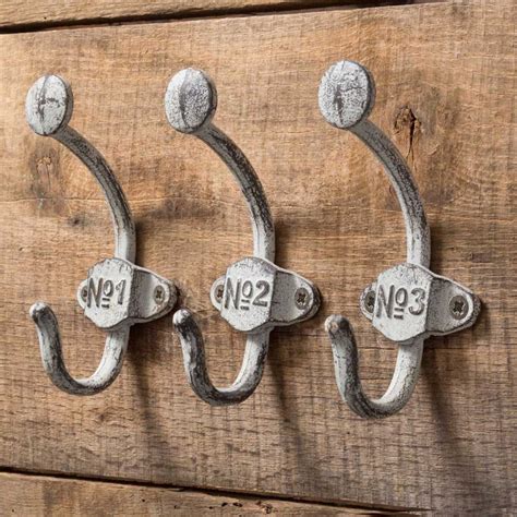 Numbered Wall Hooks Set3 Wall Hooks Home Decor Styles Vintage