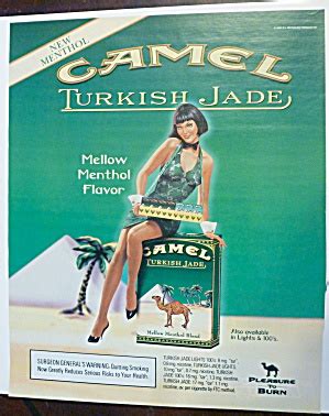 50 major brands that will send you coupons for free! 2001 Camel Cigarettes With Lovely Woman