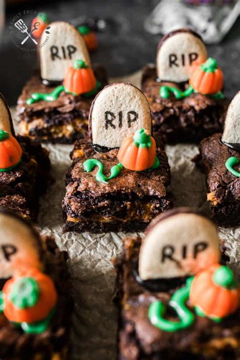 The Best Spooky Graveyard Halloween Brownies
