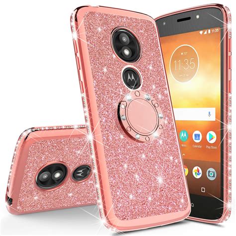 Motorola Moto E5 Play E5 Cruise E5 Go Case Glitter Cute Phone Case