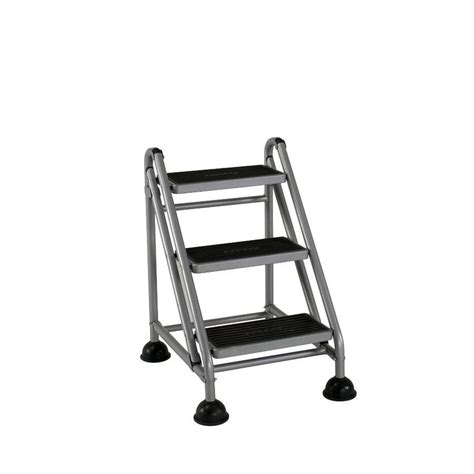 Cosco Rolling Commercial Step Stool Csc11834ggb1