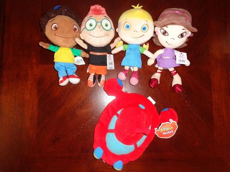 Little Einsteins New Plush Doll Set Of All 5 Disney Characters