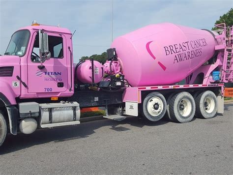 Photos Pink Cement Mixer Truck