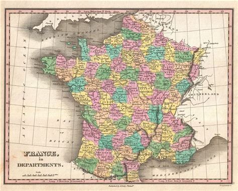 France Departments Map Administrative Map Of The 13 Regions Of France