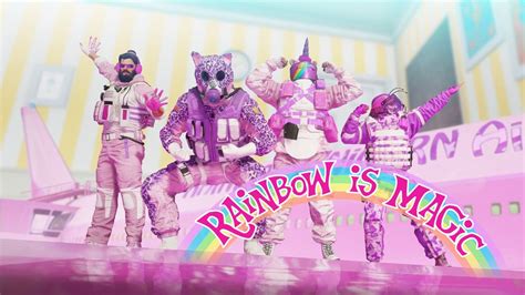 Rainbow Six Siege Rainbow Is Magic Event Packs A Cute April Fools
