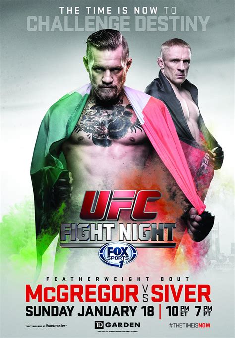 Ufc On Twitter Hot Off The Press Official Poster For Ufcboston Thenotoriousmma Vs