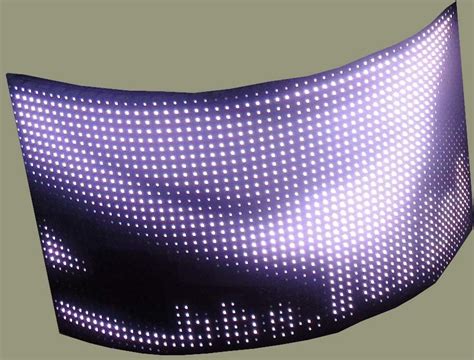 Flexible And Curved Led Transparent Screen Street Communication