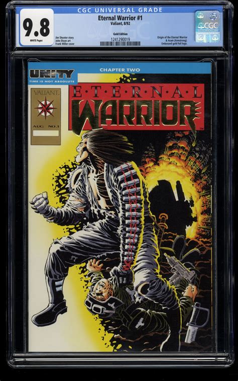 Eternal Warrior 1 Cgc Nmm 98 White Pages Gold Variant Edition