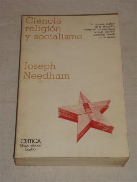 Ciencia Religión Y Socialismo By Joseph Needham Bien Encuadernación De Tapa Blanda 1978 1ª