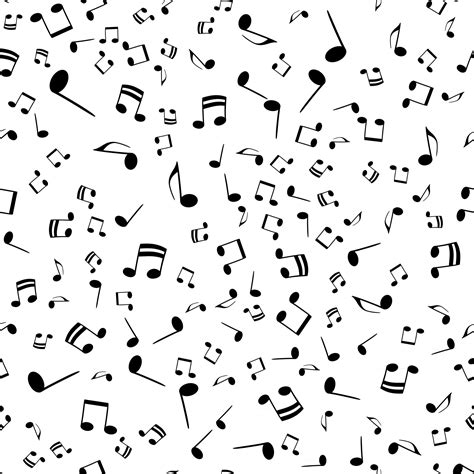 Musical Notes Seamless Pattern Background Vector Illustration 2731087