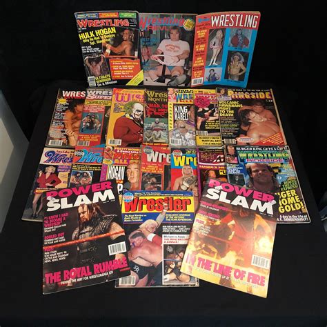 Vintage Wrestling Magazines Lot