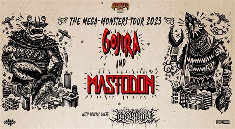 Heavy Mtl Présente Gojira And Mastodon The Mega Monsters Tour Place