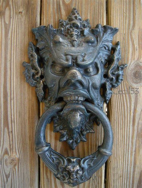 Through the door (pictured right) installation requires holes be drilled through the door so Unique Door Knockers | The Owner-Builder Network