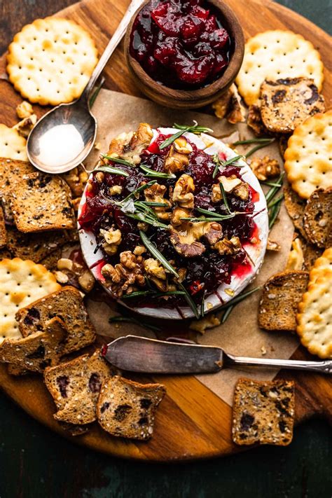 Cranberry Baked Brie Easy Holiday Appetizer So Much Food