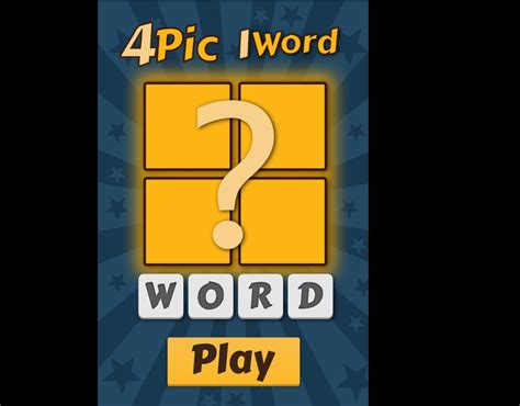 4 Pics 1 Word Construct Game Template By Marvinl96 Codester