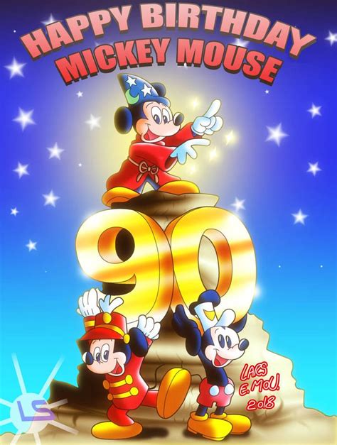 90 Years Of Mickey Mouse By Lars99 Minnie Mouse Cartoons Happy