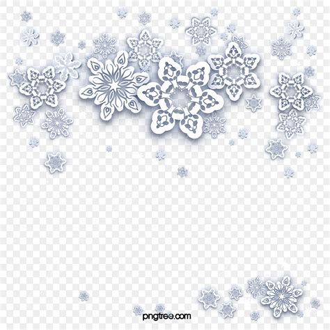 Snowflake Paper Cutting Png Transparent Paper Cut Style Snowflake