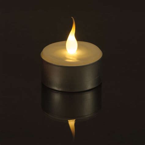 Our battery tealights are available in different coloured led light, giving a wide range to choose from. Box of 10 Battery Operated Tea Lights Metal Cap Warm White ...