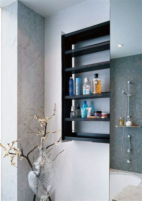 For shelving that you can scoot right up to the wall, check out this. Best Bathroom Wall Shelving Idea to Adorn Your Room ...