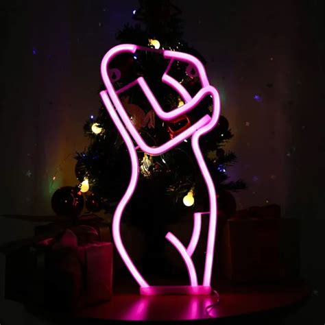 LED NAKED LADY Sexy Body Premium Neon Sign Beer Man Cave Lighting Free Shipping PicClick