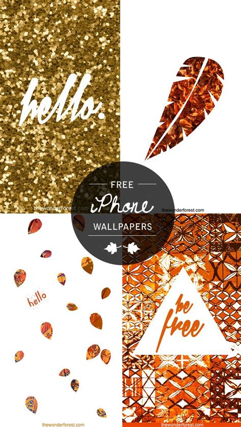 Four Different Wallpapers With Gold Glitter