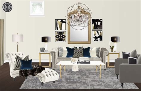 Modern Classic Glam Room Design By Havenly Interior Designer Hannah