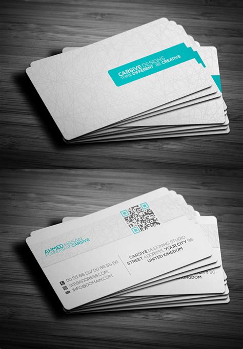 This stunning business card template is perfect for all kinds of professionals. Business Cards Design: 25 Creative Examples | Design ...