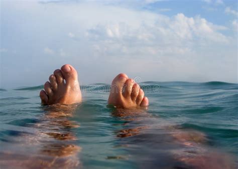 Man Floating On The Beach In Vacations Stock Photo Image Of Outdoor