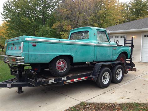 66 Ford F100 And 2004 Crown Vic Body Swap
