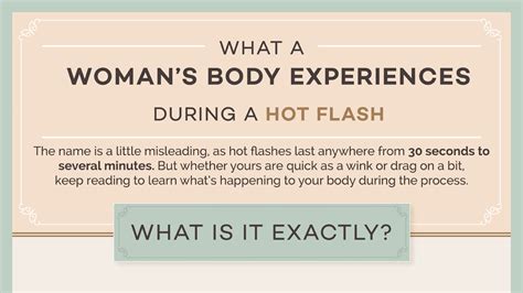 Causes And Concerns For Womens Bodies During Hot Flashes Infographic