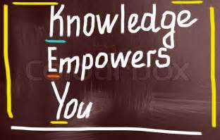 Knowledge Empowers You Concept Stock Photo Colourbox