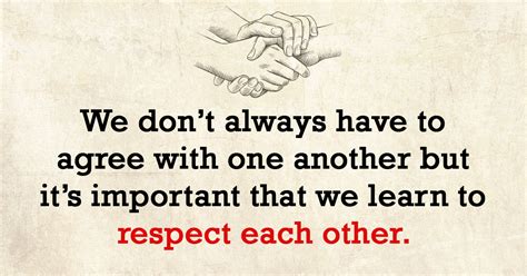 Learn To Respect Each Other