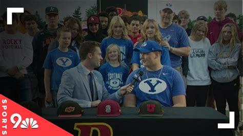 Rocky Mountain Highs Ethan Thomason Commits To Byu Football Youtube