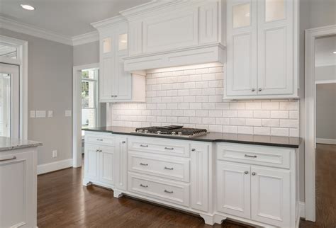 Love This All White Kitchen With Beautiful White Subway Tile Backsplash