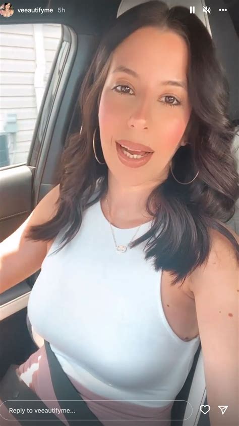 Teen Mom Star Jo Riveras Wife Vee Flaunts Her Curves In A Skintight White Tank Top And Mini Skirt