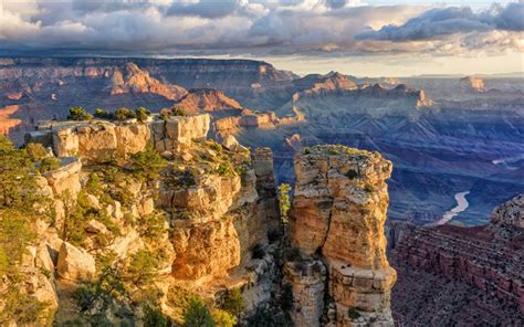 Download Wallpapers Grand Canyon Evening Sunset Canyon United