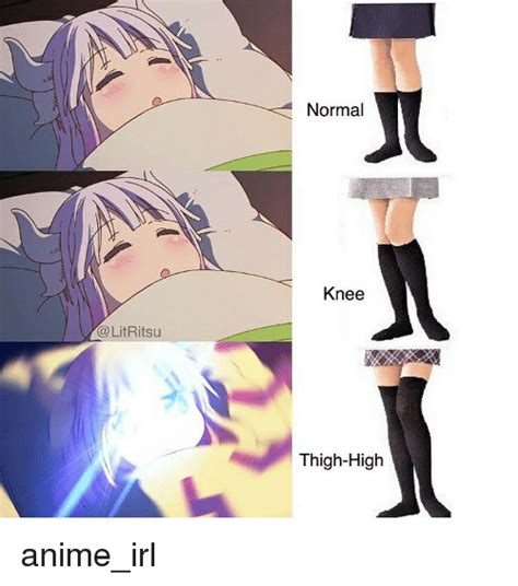 Normal Knee Thigh High Animeirl Anime Meme On Meme