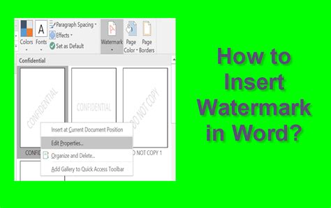 How To Add Watermark In Microsoft Word Documents Webnots