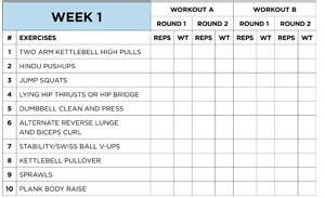 Cosgrove's newest version of the spartacus workout is called the triple set scorcher. Spartacus Workout Printable That are Dramatic | Weaver Website