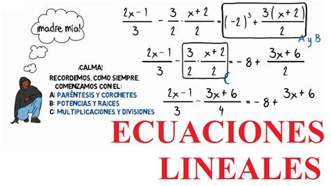 Ecuaciones Lineales 12 Youtube
