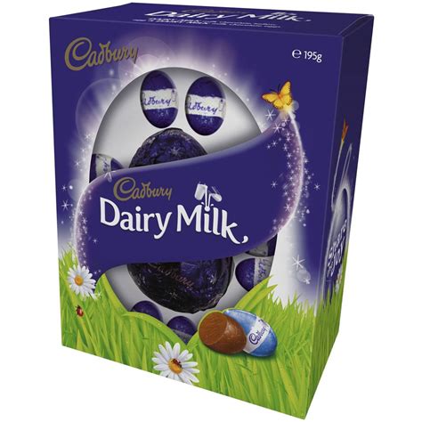 Cadbury Dairy Milk Easter Egg T Box 195g Woolworths