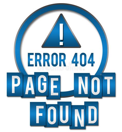 Page Not Found Signboard Stock Illustration Illustration Of Found